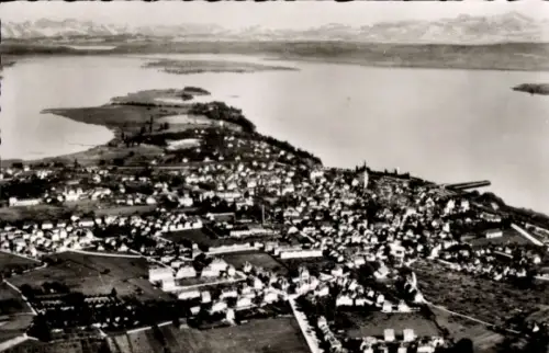 Ak Radolfzell am Bodensee, Luftaufnahme