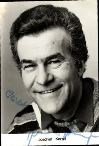 Ak Schauspieler Joachim Kerzel, Portrait, Autogramm