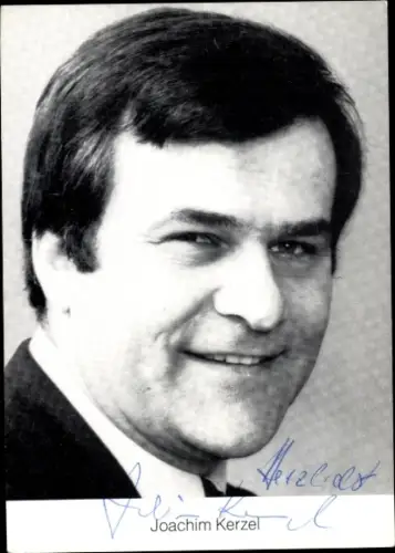 Ak Schauspieler Joachim Kerzel, Portrait, Autogramm