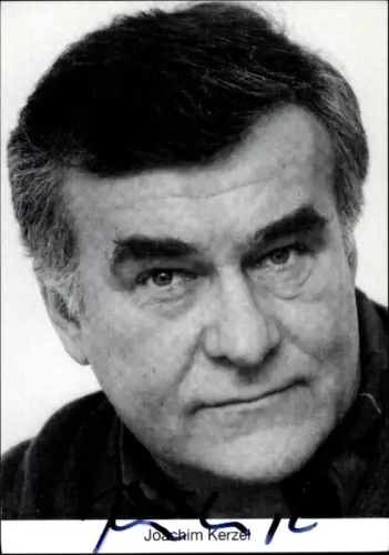 Ak Schauspieler Joachim Kerzel, Portrait, Autogramm