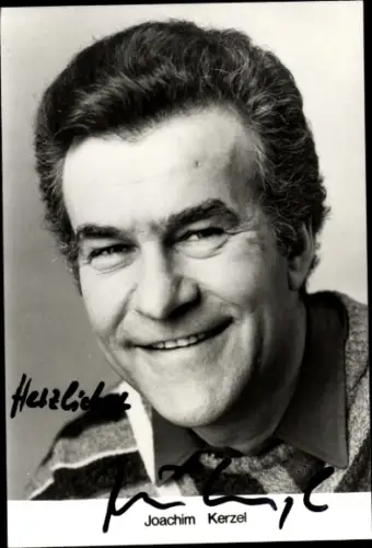 Ak Schauspieler Joachim Kerzel, Portrait, Autogramm