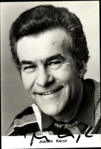 Ak Schauspieler Joachim Kerzel, Portrait, Autogramm