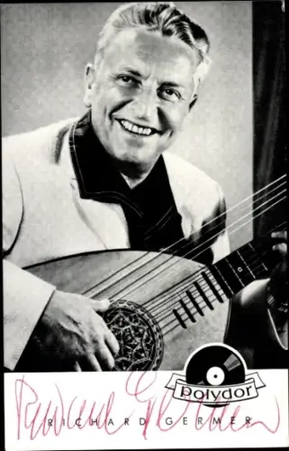 Ak Sänger Richard Germer, Portrait, Polydor
