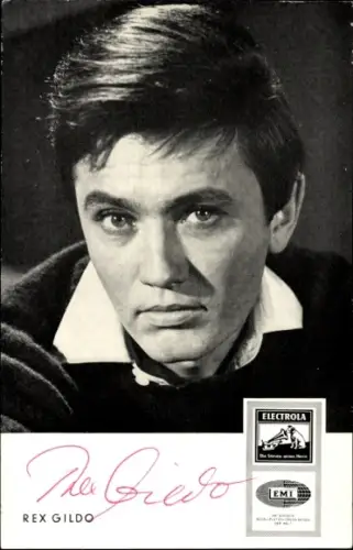 Ak Sänger Rex Gildo, Portrait, Autogramm