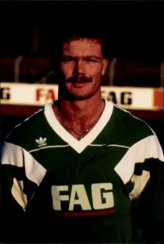 Foto Fußballer Joachim Reuß, 1. FC 05 Schweinfurt, Autogramm