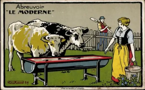 Künstler Ak Rachand, Abreuvoir le Moderne