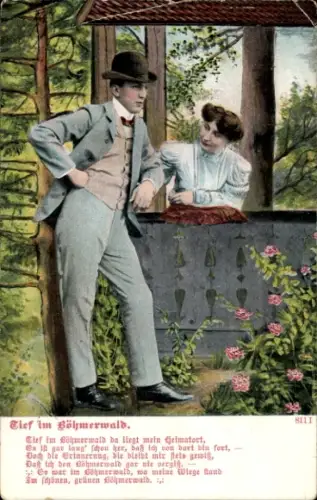 Lied Ak Tief im Böhmerwald, Liebespaar