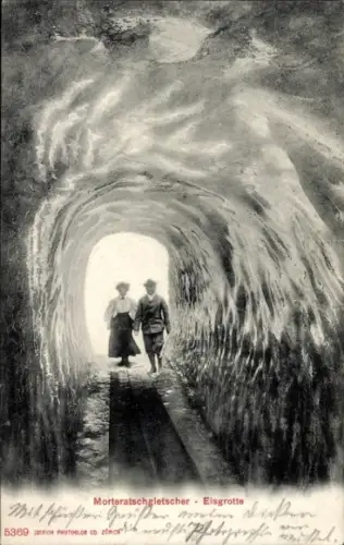 Ak Kanton Graubünden, Morteratschgletscher, Eisgrotte