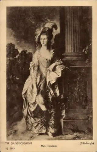 Künstler Ak Gainsborough, Thomas, Mrs. Graham