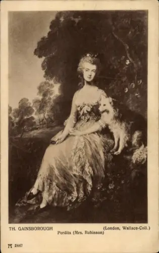 Künstler Ak Gainsborough, Thomas, Perdita, Mrs. Robinson