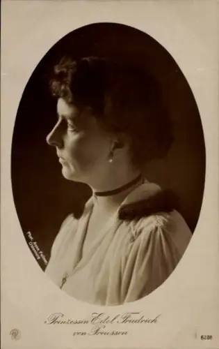 Ak Sophie Charlotte von Oldenburg, Ehefrau von Eitel Friedrich, Portrait