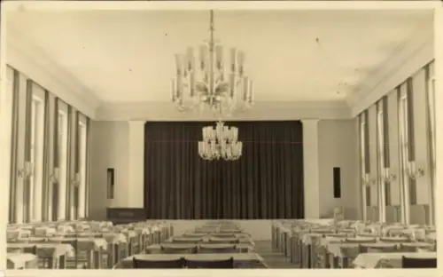 Foto Ak Freiberg in Sachsen, Fachschule für Landwirtschaft, Saal