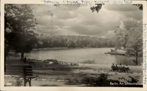 Ak Berlin Zehlendorf, Am Schlachtensee