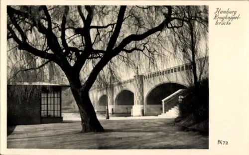 Ak Hamburg Mitte Neustadt, Krugkoppelbrücke