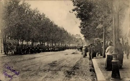 Ak Paris, Militärparade, Großes Manöver