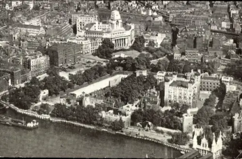 Ak London City England, Luftbild