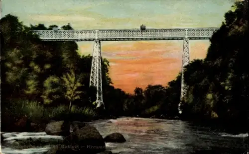 Ak Java Indonesien, Brückenblick