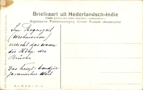 Ak Java Indonesien, Brückenblick