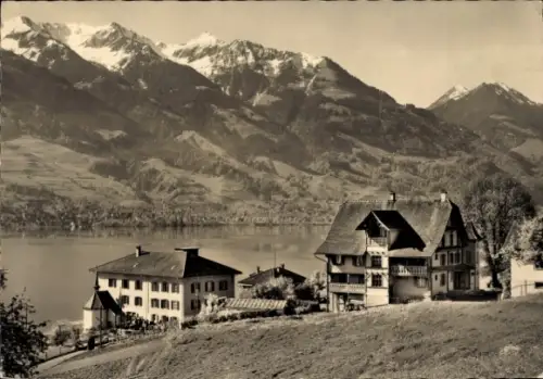 Ak Wilen Sarnen Kanton Obwalden, Bruder Klausen Hof, Heim der Sarner Pflegerinnen