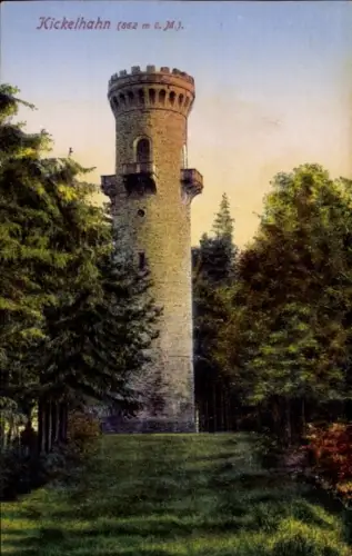 Ak Ilmenau in Thüringen, Kickelhahn, Turm