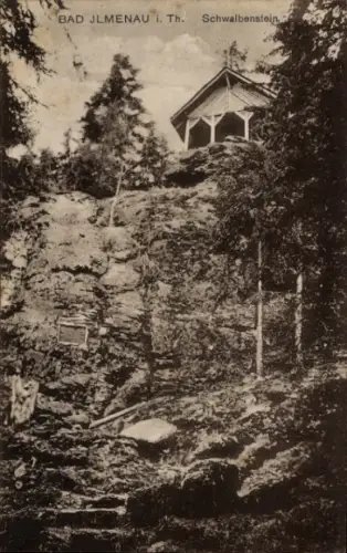 Ak Ilmenau in Thüringen, Schwalbenstein