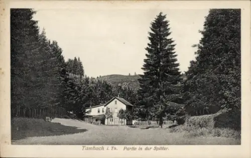 Ak Tambach Dietharz in Thüringen, Partie in der Spitter