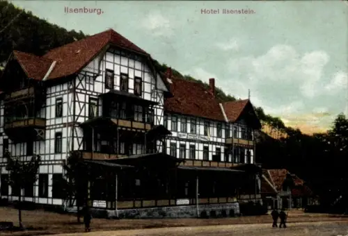 Ak Ilsenburg im Harz, Hotel Ilsenstein,   Architektur, 