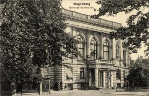 Ak Magdeburg an der Elbe, Generalkommando