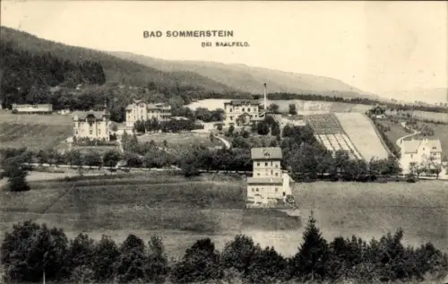 Ak Saalfeld an der Saale, Bad Sommerstein, Panorama