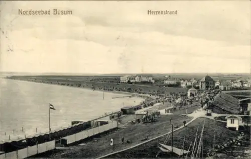 Ak Nordseebad Büsum, Herrenstrand