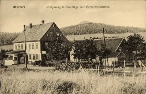 Ak Königskrug Braunlage im Oberharz,  Königskrug, Braunlage, Achtermannshöhe