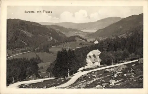 Ak Titisee Neustadt im Breisgau Hochschwarzwald, Bärental
