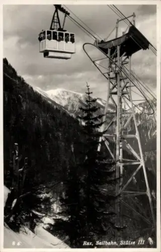 Ak Rax Niederösterreich, Seilbahn, Stütze III