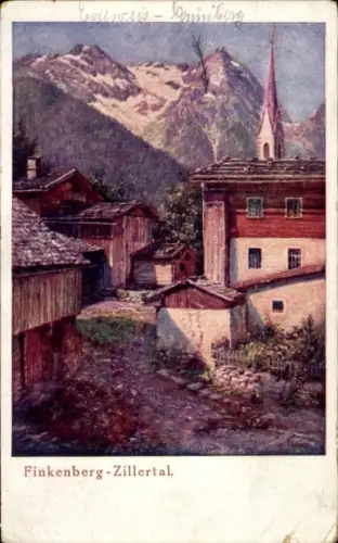 Künstler Ak Luhde, Otto, Finkenberg in Tirol, Zillertal