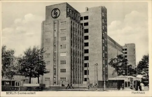 Ak Berlin Spandau Siemensstadt, Hochhaus