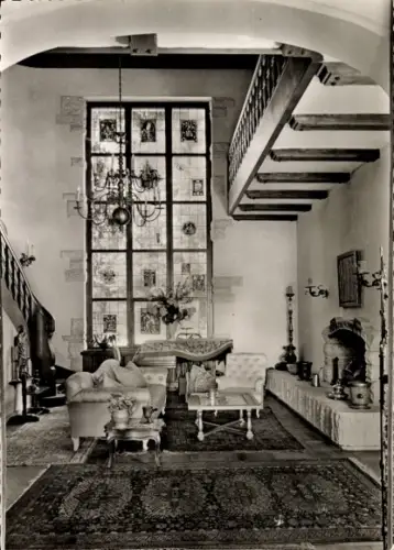 Ak Kleinod Lindau am Bodensee Schwaben, Hof Reutenen, Halle