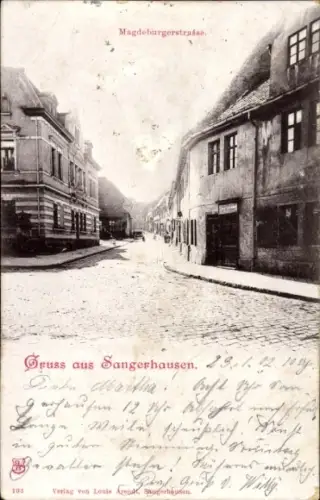 Ak Sangerhausen am Südharz, Magdeburgerstraße
