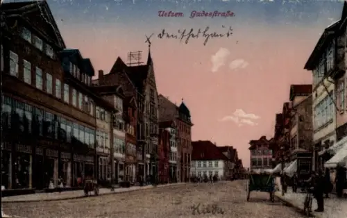 Ak Uelzen in Niedersachsen, Gudestraße