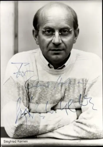 Ak Schauspieler Siegfried Kernen, Portrait, Autogramm
