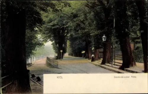 Ak Hansestadt Kiel, Düsternbrooker Allee