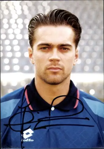 Autogrammkarte Fußballer Elvis Hajradinovic, SV Wuppertal, Autogramm