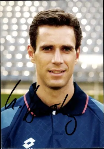 Autogrammkarte Fußballer Knut Hartwig, SV Wuppertal, Autogramm