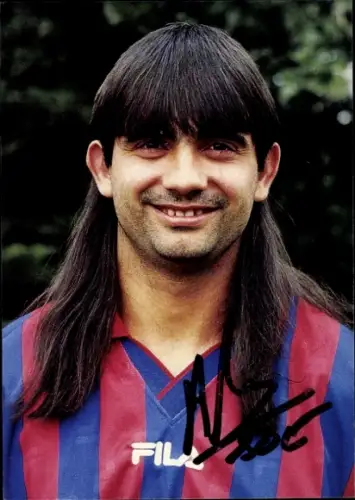 Autogrammkarte Fußballer Aurel Panait, SV Wuppertal, Autogramm