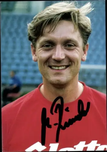 Autogrammkarte Fußballer Michael Dünnwald, SV Wuppertal, Autogramm