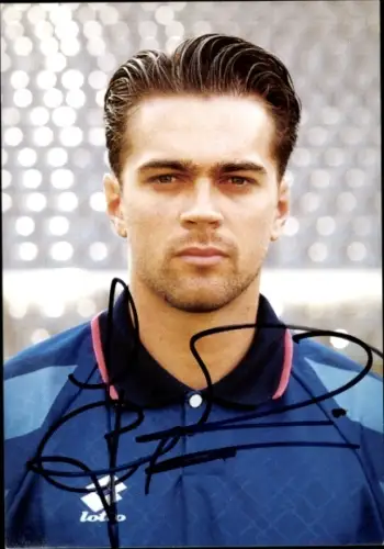 Autogrammkarte Fußballer Elvis Hajradinovic, SV Wuppertal, Autogramm