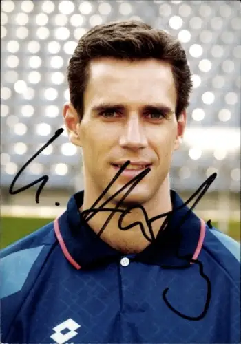 Autogrammkarte Fußballer Knut Hartwig, SV Wuppertal, Autogramm