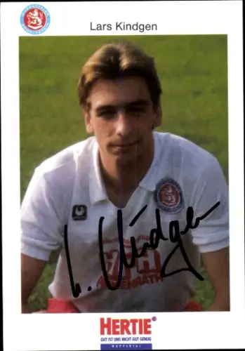 Autogrammkarte Fußballer Lars Kindgen, SV Wuppertal, Autogramm