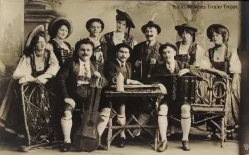 Ak Tobias Wilhelms Tiroler Truppe, Gruppenfoto
