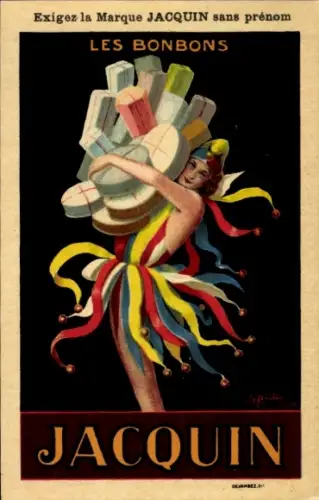 Künstler Ak Reklame, Les Bonbons Jacquin, Exigez la Marque Jacquin sand prenom