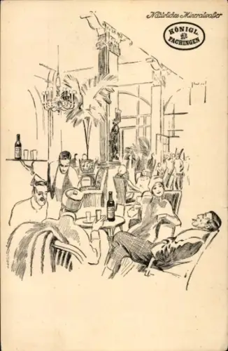 Ak Werbung, Natürliches Mineralwasser Königl. Fachingen